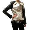 Belle Coated Chevron Fitted Vest
