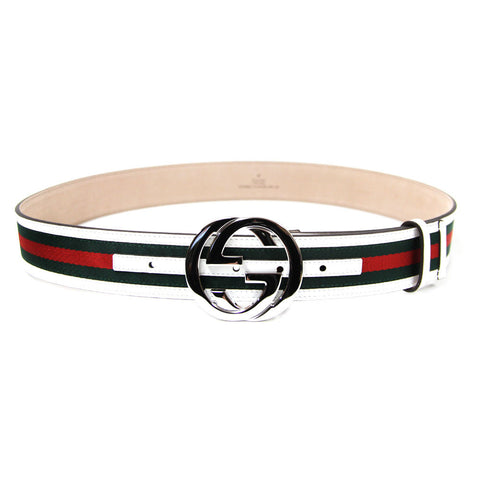 Belt with Interlocking G Buckle